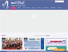 Tablet Screenshot of maristasburgos.org